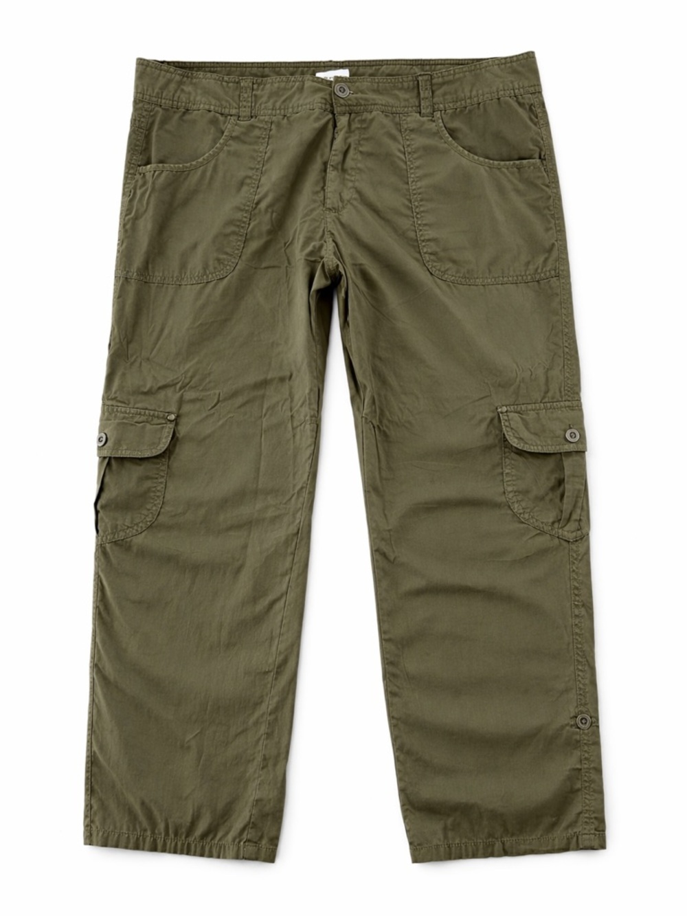 Dash Olive Green Cargo Capri Pants Size 14